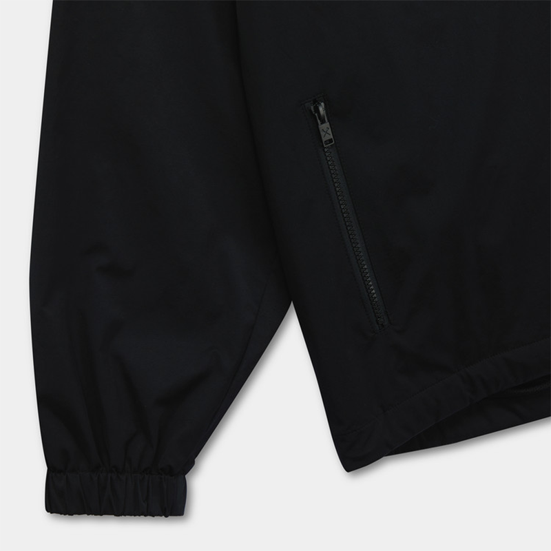 Jamie West Active Half Zip-up Hoodie Pullover - Black