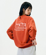 Jamie West Boucle Applique Brushed Sweatshirts - Orange