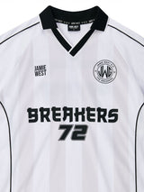 Jamie West Breakers Football Stripe P-Shirts - White