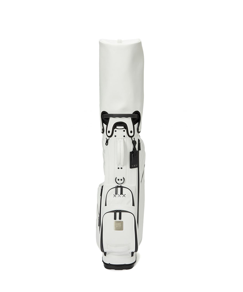 Jamie West Riders Stand Bag - White