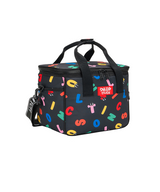 Picnic Cooler Bag Alphabet - Black