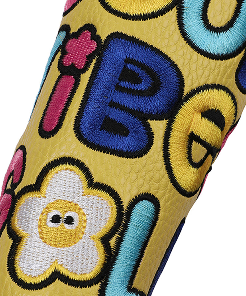 MACKY Golf: Good Vibe Straight Putter Cover - Mustard