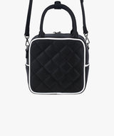 FAIRLIAR Quilted Square Tote Bag - Black