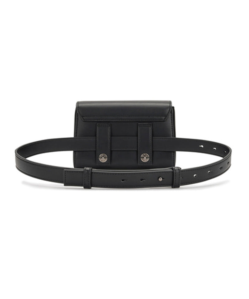 Octa Angle Belt Bag - Black