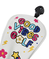 MACKY Golf: Good Vibe Wood Cover - White