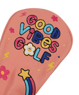 MACKY Golf: Good Vibe Driver Cover - Coral