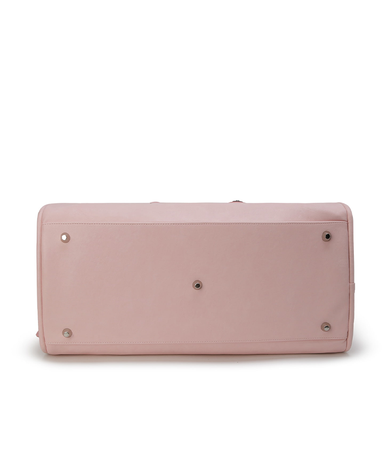 Uni Vintage Leather Boston Bag - Pink