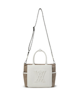 Women's Two Tone Tote Bag - Ivory