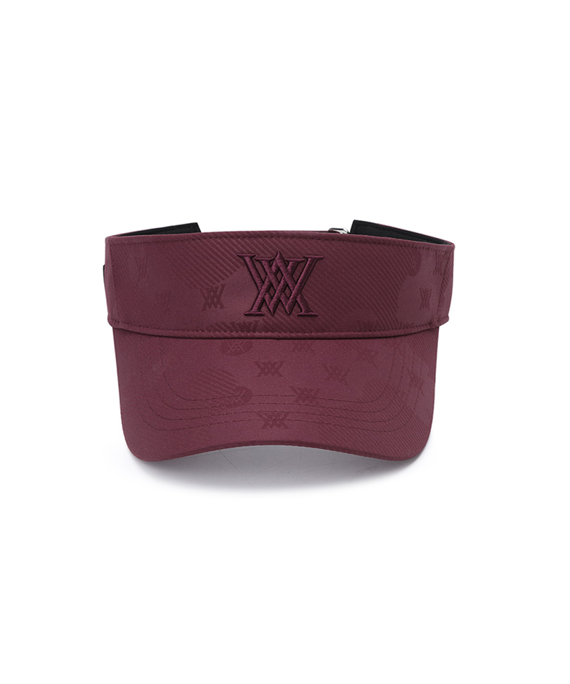 Uni Tee Holder Logo Visor - Burgundy
