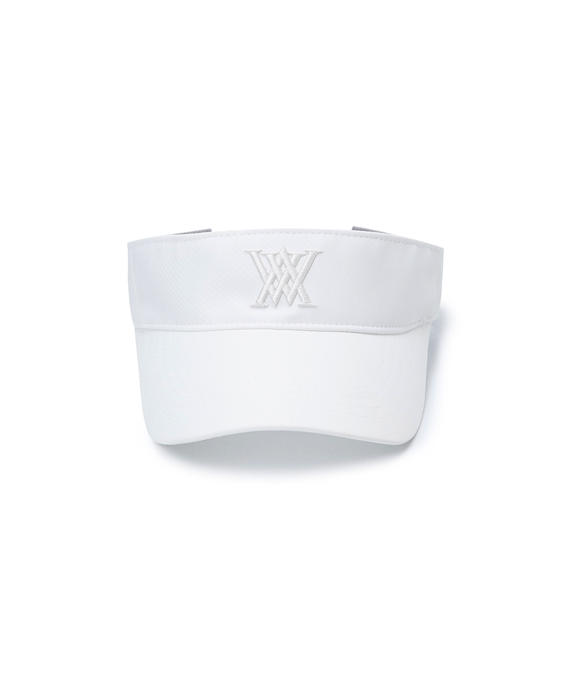 Uni Tee Holder Logo Visor - White