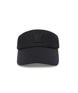 Women's Knit Ribbon Visor - Black