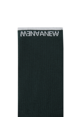 Men's Basic Middle Socks - Dark Green