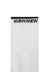 Men's Basic Middle Socks - White