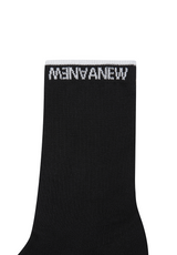 Women's Basic Middle Socks - Black