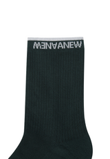 Women's Basic Middle Socks - Dark Green