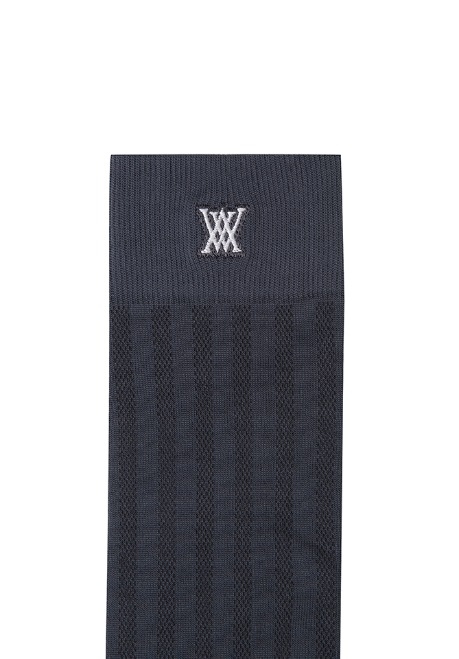 Women's Color Pop Knee Socks - Charcoal Gray
