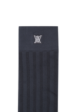 Women's Color Pop Knee Socks - Charcoal Gray