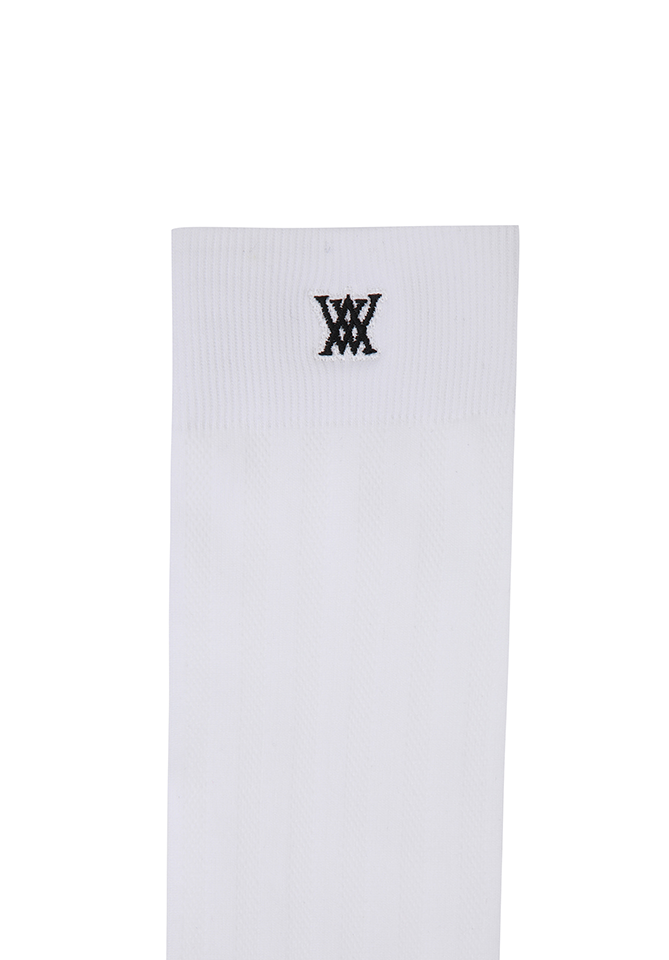 Women's Color Pop Knee Socks - White