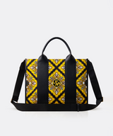 UTAA Midnight Panther Baroque Tote Bag - Yellow