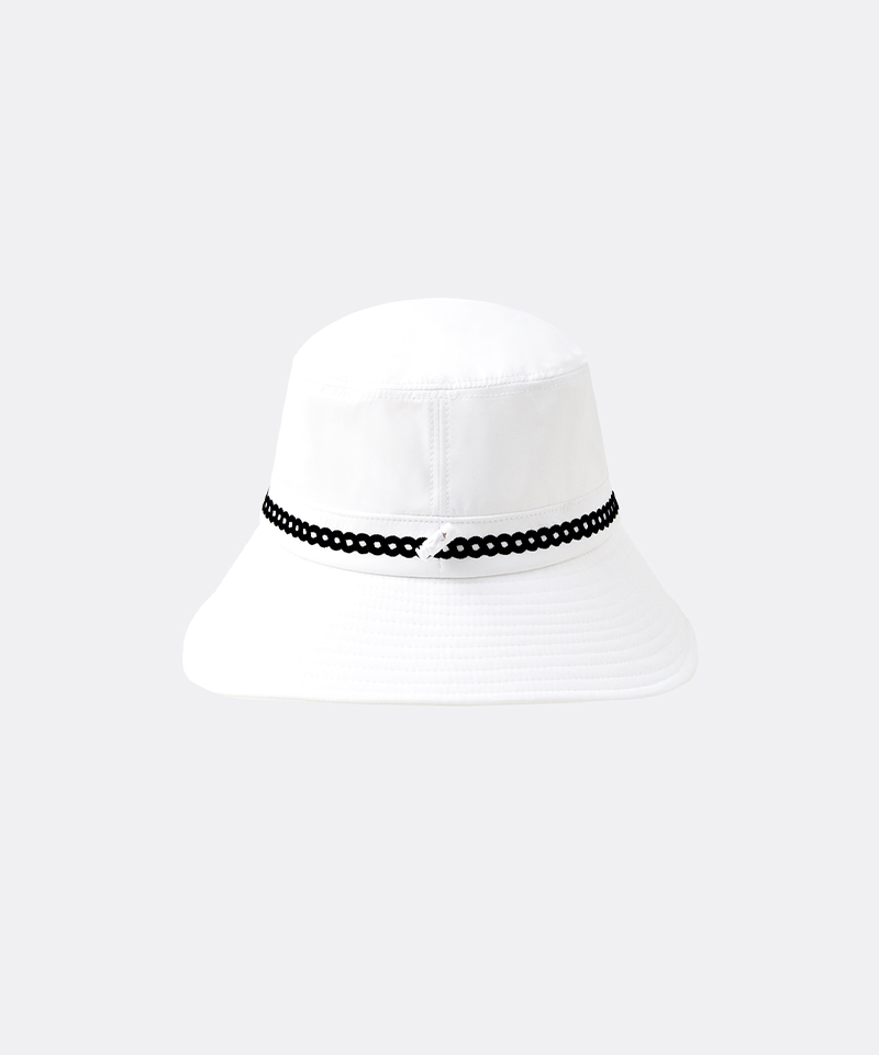 UTAA Atelier Braid Color Bucket Hat - White