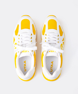 UTAA Women's Mesh Mix Platform Spikeless Golf Shoes - Yellow