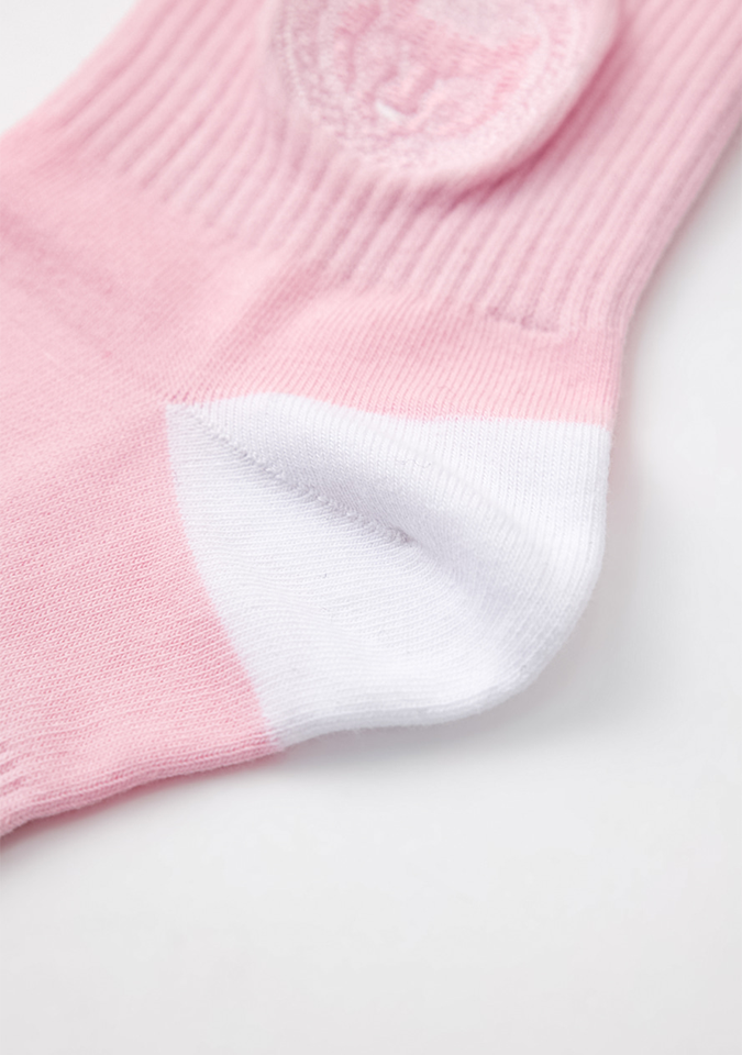 UTAA Women's Ring Panther Line Color Socks - Light Pink