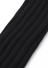 UTAA Women's Laurel Frill Ribbon Knee Socks - Black