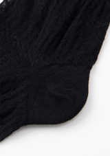 UTAA Women's Punching Pattern Loose Socks - Black