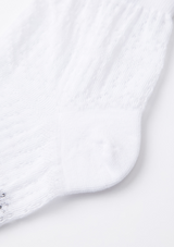 UTAA Women's Punching Pattern Loose Socks - White