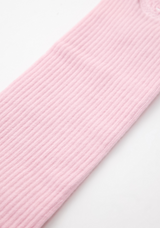 UTAA Women's Ring Panther Line Color Knee Socks - Light Pink