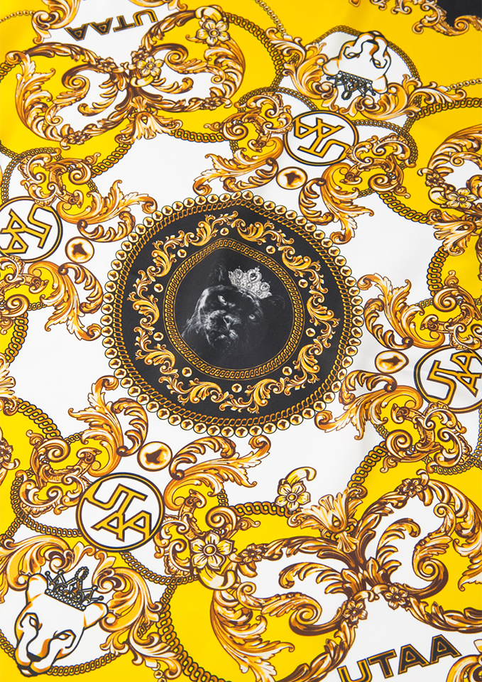 UTAA Midnight Panther Baroque Scarf - Yellow