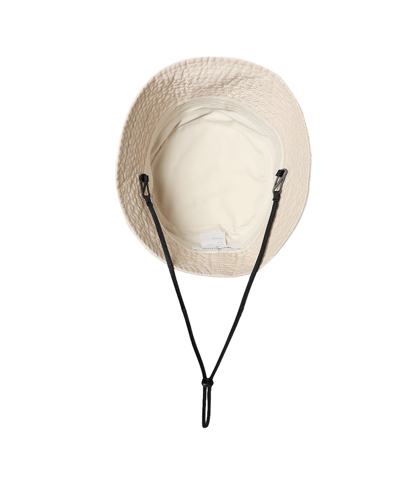 Monday Flow Cotton Bucket Hat - Beige