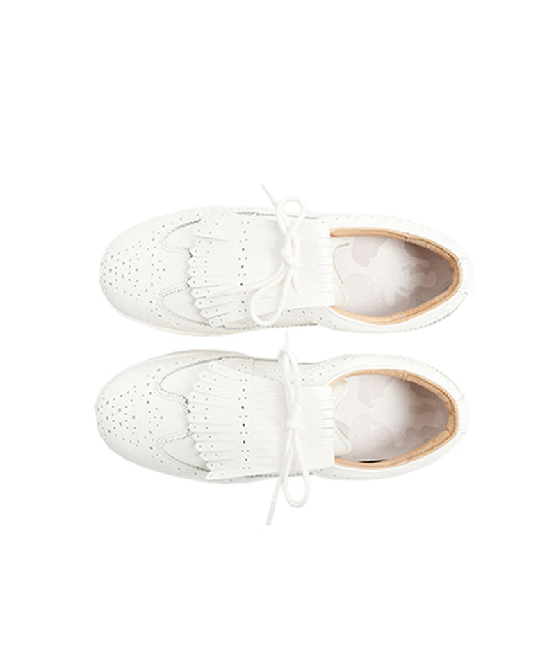 ANEW Golf: Tassel Sunflower Shoes 02 - White