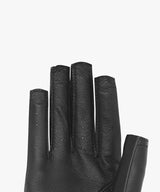 FAIRLIAR Sheepskin Logo Gloves  - Black