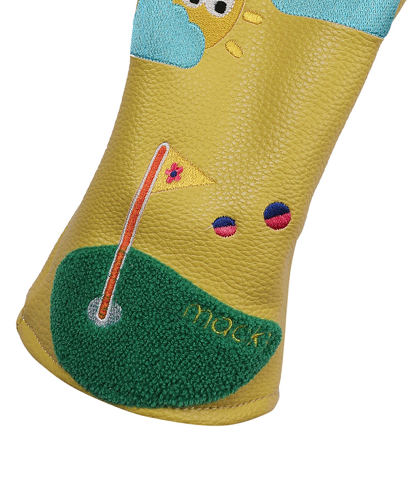 MACKY Golf: Happy Driver Cover - Mustard