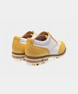 ALL CLASSIC Golf Noble Wingtip Classic Golf Shoes - Yellow