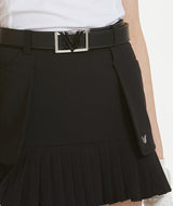 [TOP DEAL] Pelsi Punched Pleated Skirt - Black