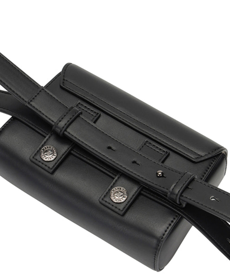 Octa Angle Belt Bag - Black