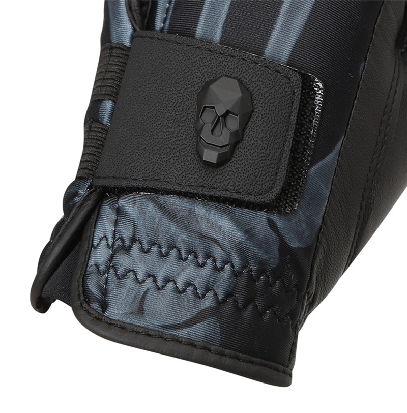 Amazing Cre Bone Graphic Warm Golf Gloves - Black