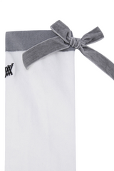 Women's Ribbon Knee Socks - Off White