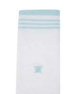 Women's Stripe Knee High Socks - Off White