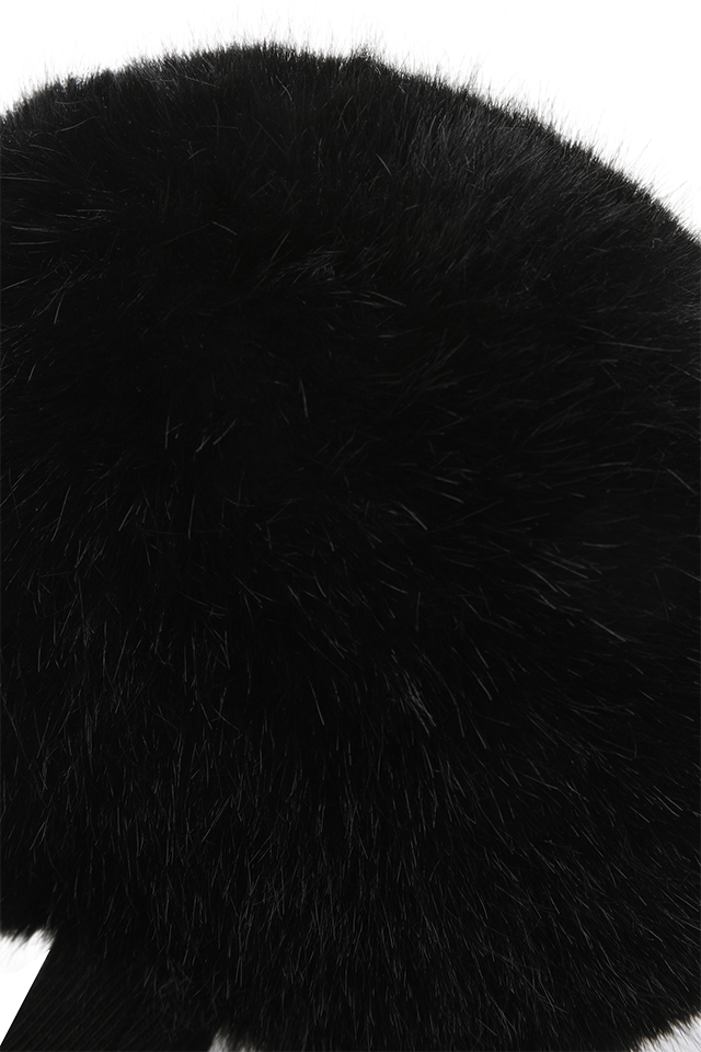 Women's Texture Earmuffs - Black