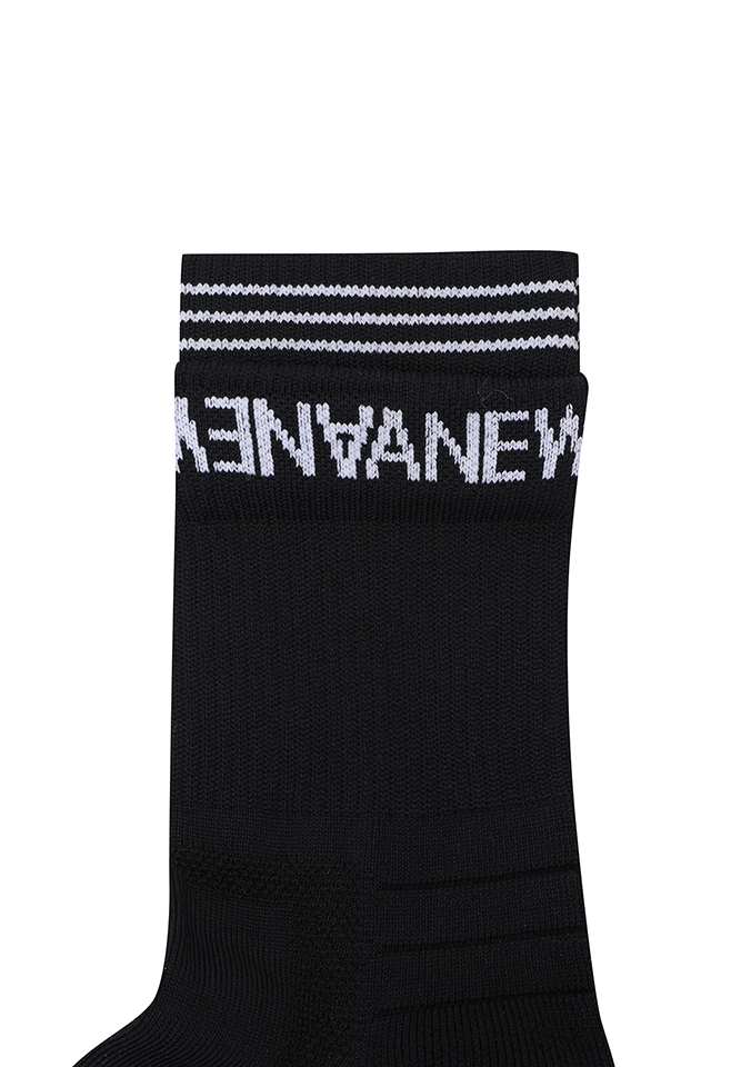 Men's Essential Middle Socks - Black