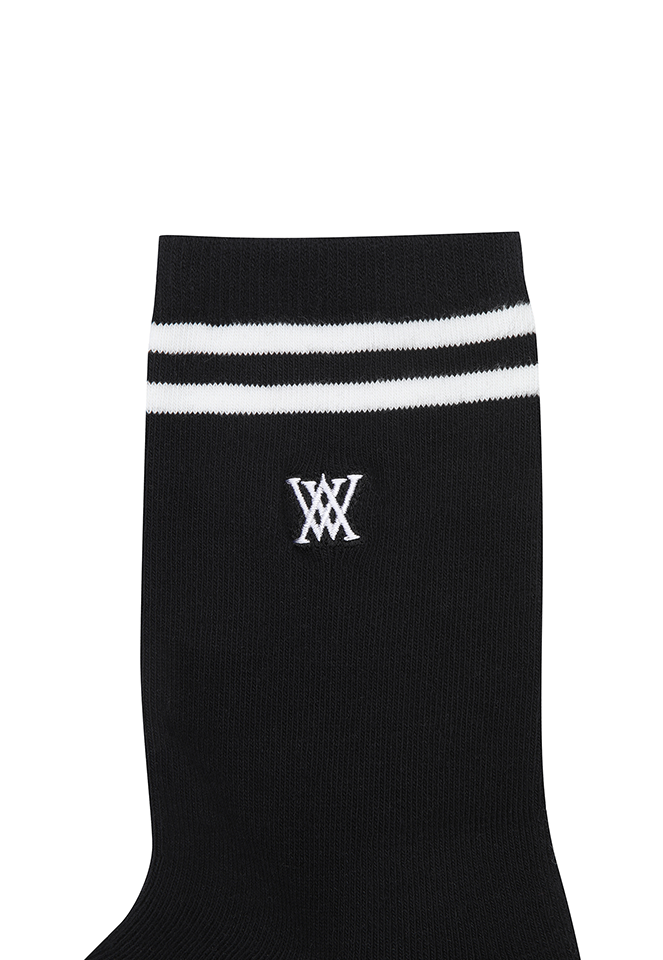 Men's Middle Socks - Black