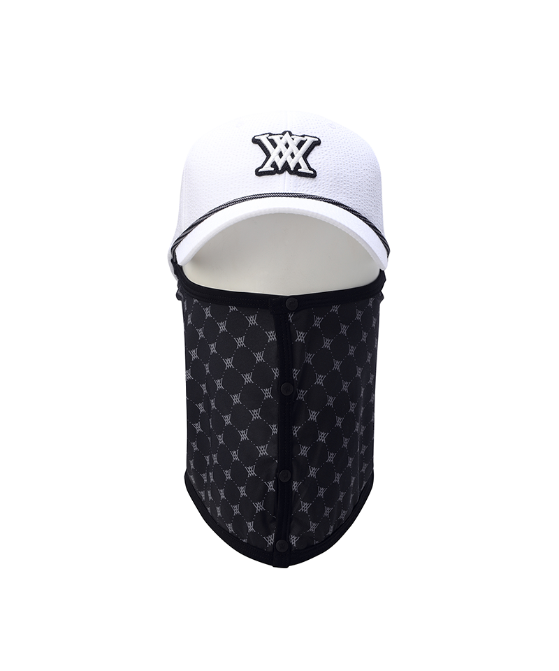 Unisex Cap Stop UV Cut Mask - Black