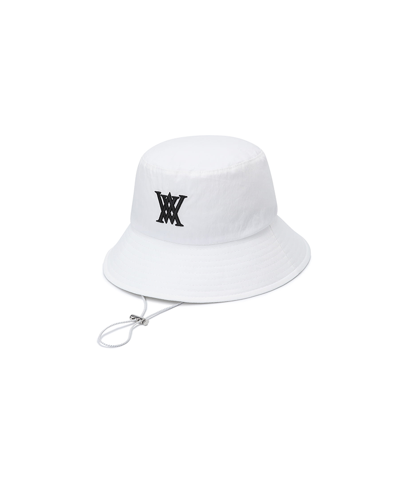 Uni Multi Pocket Bucket Hat - White