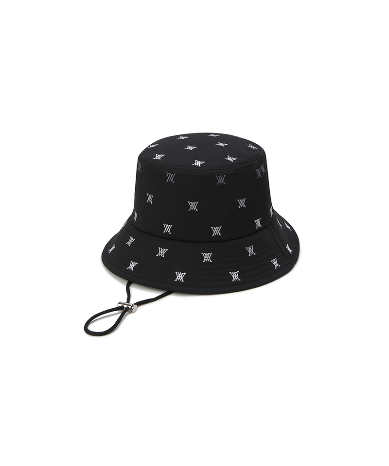 Unisex Gradation Bucket Hat - Black