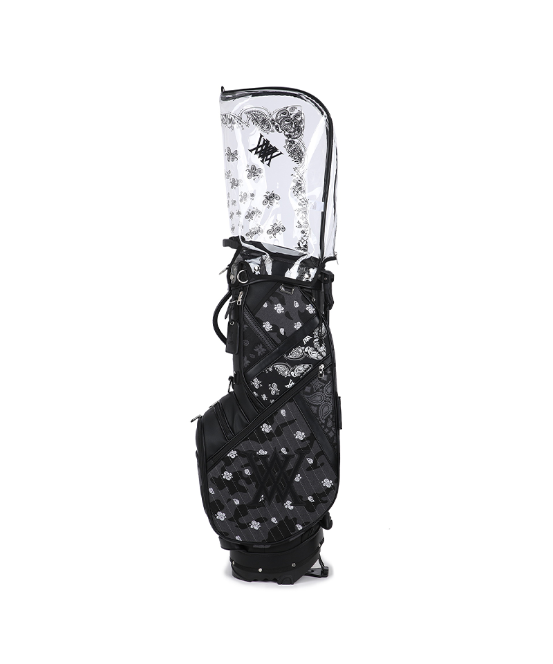 9 Unisex Paisley Stand Bag - Black