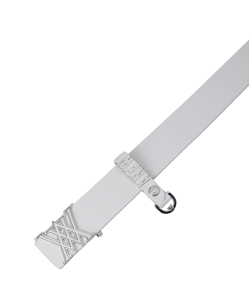 Women's Logo Ring Belt - White