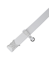 Women's Logo Ring Belt - White
